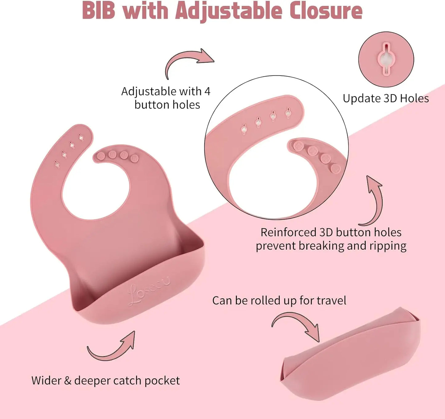 9PCS Baby Silicone Feeding Set – All-in-One Mealtime Solution!
