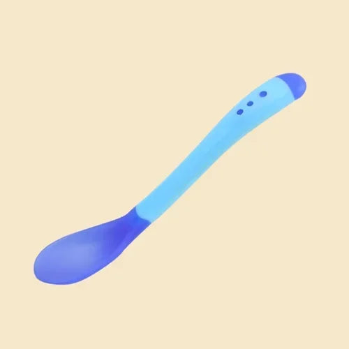 Soft Silicone Baby Spoon & Fork Set – Safe, Bendable & Easy to Hold!
